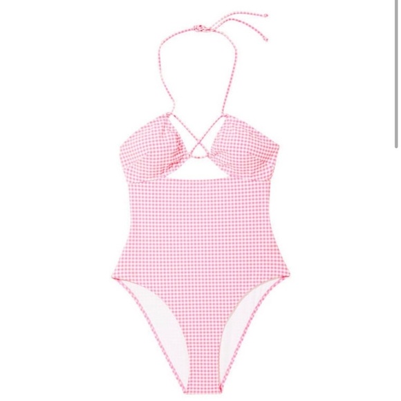 Victoria's Secret Gingham One Piece Swimsuit - Picture 1 of 7